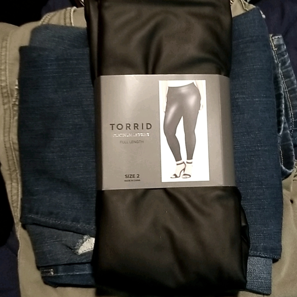 torrid full length leggings size 2